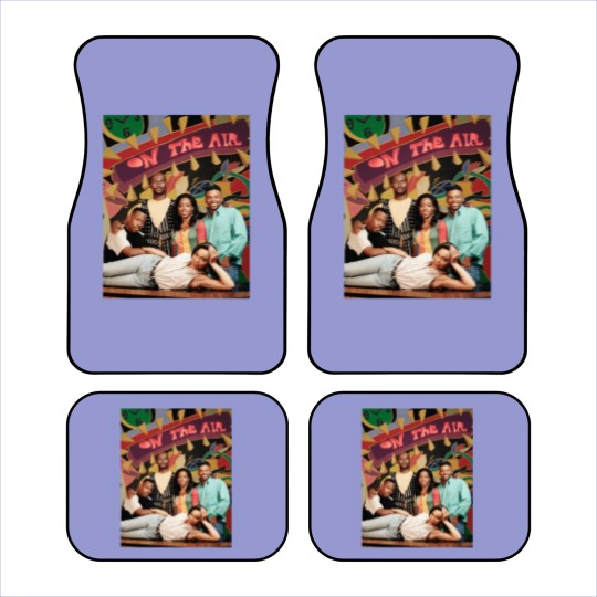 Discover Black 90s sitcom Car Mats