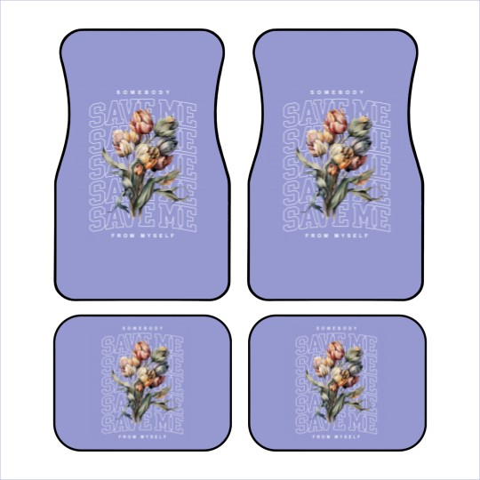 Discover Somebody Save Me From Myself Jelly Roll Car Mats,  Western Graphic