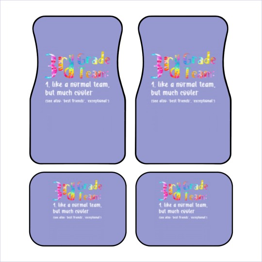 Discover 3Rd Grade Team  3Rd Grade Squad Teacher Gifts Car Mats