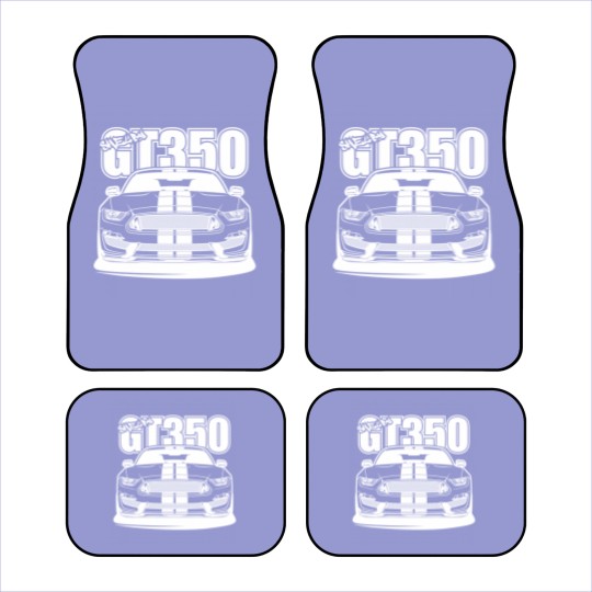 Discover Shelby GT350 - Black Print Car Mats