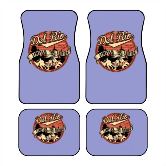 Discover I Love Del Rio Texas Retro Vintage  - Del Rio Texas - Car Mats