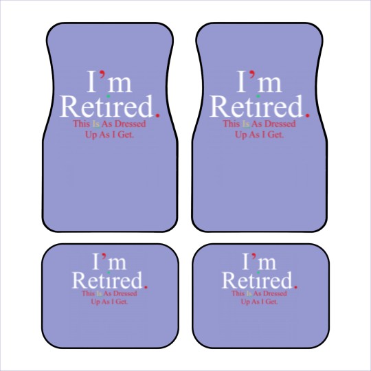 Discover Rihanna Car Mats, I'm Retired Car Mats, Retired Car Mats