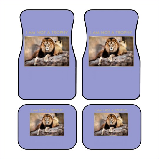 Discover Cecil the Lion I Am Not A Trophy Car Mats