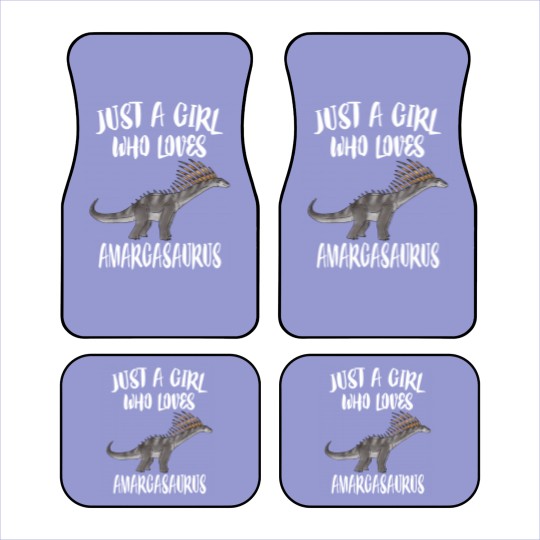 Discover Just A Girl Who Loves Amargasaurus Dinosaur Car Mats