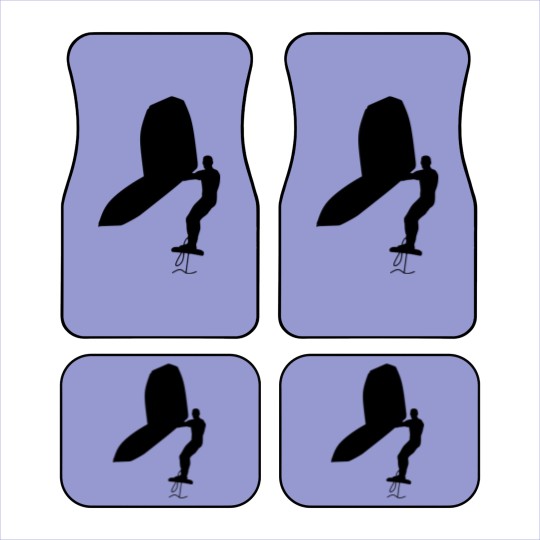 Discover Wing surfer wing surfing with foil wing Car Mats