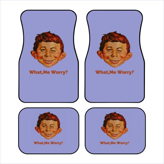 Discover alfred e neuman Car Mats