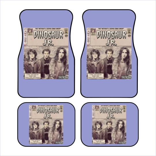 Discover Dinosaur Jr. Comic 90s Car Mats, Dinosaur Jr Car Mats Fan Gifts, Dinosaur Jr Vintage Car Mats