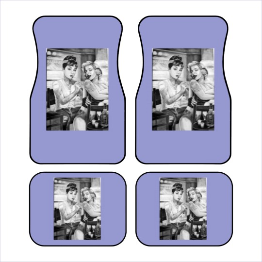 Discover Marilyn Monroe and Audrey Hepburn vintage design Car Mats