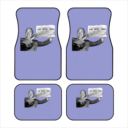Discover Dewey Defeats Truman Sunflower  1 Car Mats