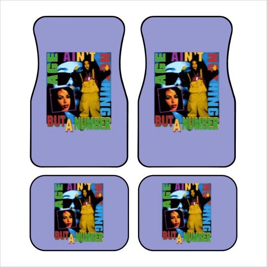 Discover Aaliyah Car Mats - Age Ain't Nothing But A Number vntg rap Car Mats 90s 2000's rnb