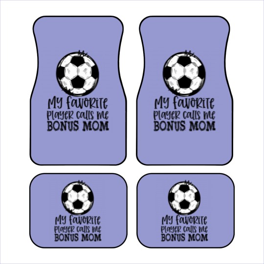 Discover soccer my favorite player calls me bonus mom trendy summer Car Mats