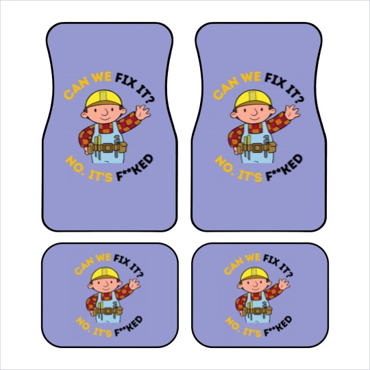 Discover Can We Fix It Funny Repair Man Bob The Builder Car Mats