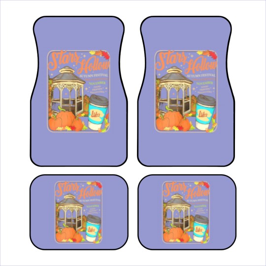 Discover Stars Hollow Connecticut  Color Car Mats, 1779 Car Mats, Gilmore Girls Car Mats, Autumn Car Mats, Lukes Diner Car Mats, Gilmore Girls Car Mats