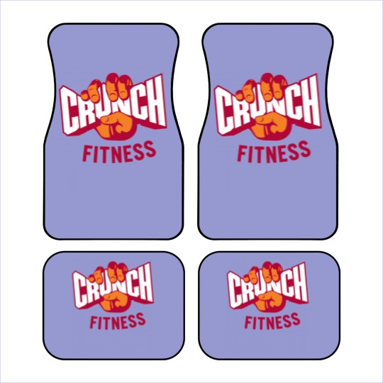 Discover Attractive-Crunch-Fitness Logo Car Mats