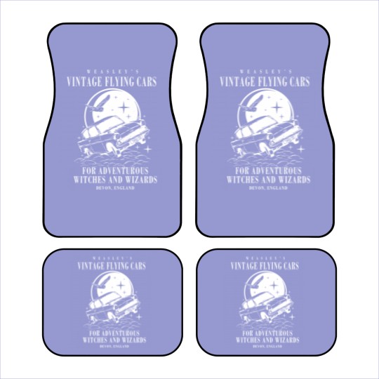 Discover Vintage Flying Car Car Mats, Potter Gifts, Weasley Car Mats