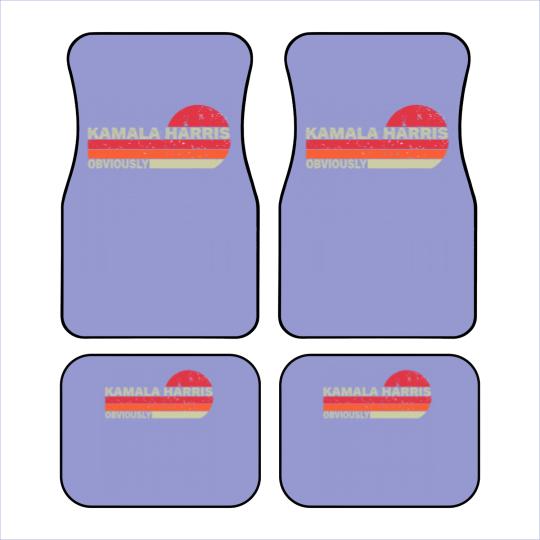 Discover Retro Kamala Obviously Harris Obviously Car Mats