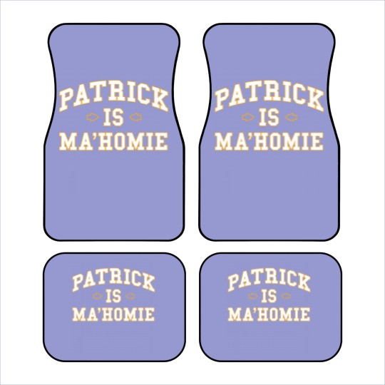 Discover Patrick Is Mahomie Car Mats