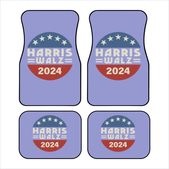 Discover Harris Walz Car Mats, Kamala Harris Tim Walz President VP 2024 Car Mats, Tim Walz