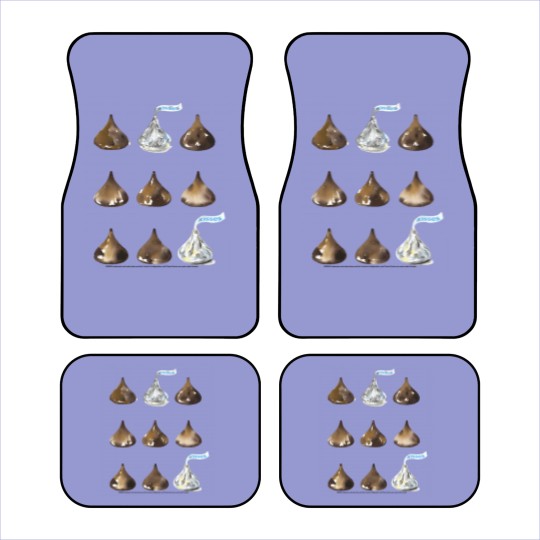 Discover Hersheys Kisses Multiple Grid Design Car Mats