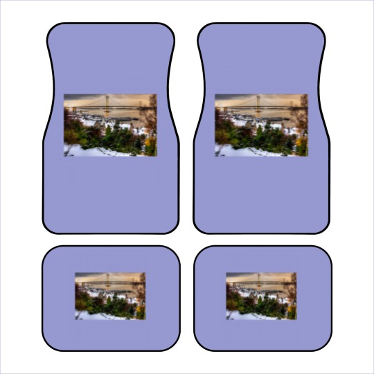 Discover Queensferry Harbour and Road Bridge Car Mats