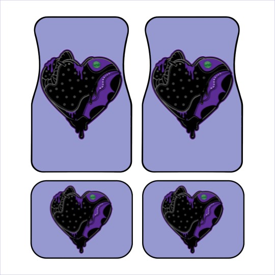 Discover Heart Jordan 13 Graphic To Match Jordan 13 Court Purple Car Mats
