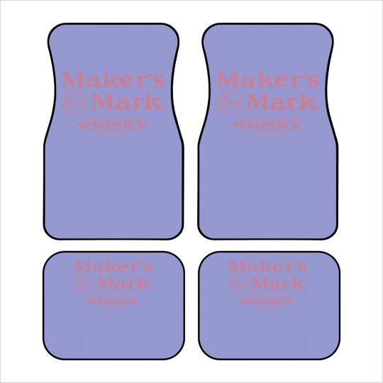 Discover Makers Mark Bourbon Pink Car Mats