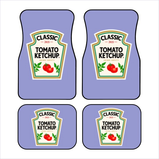 Discover Ketchup Halloween Costume Tomato Matching Halloween Ketchup Car Mats