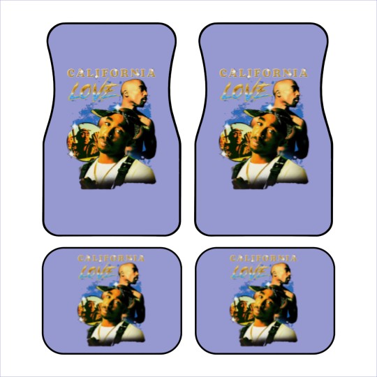 Discover California Love 2Pac Vintage Style Car Mats