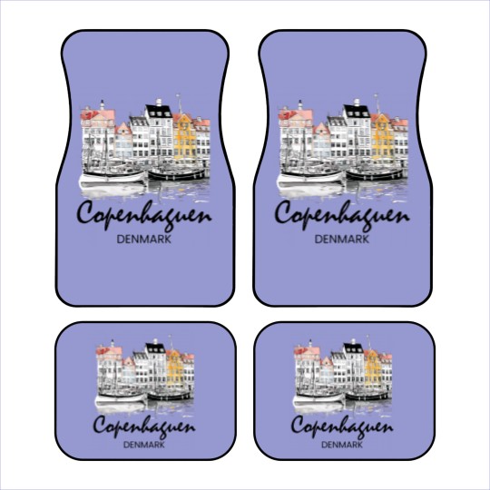 Discover Copenhagen Denmark Car Mats