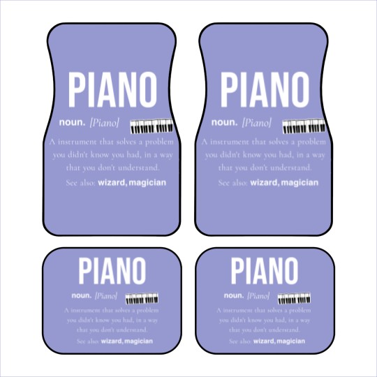 Discover Piano Piano Music Gift Wings Digital Piano Car Mats