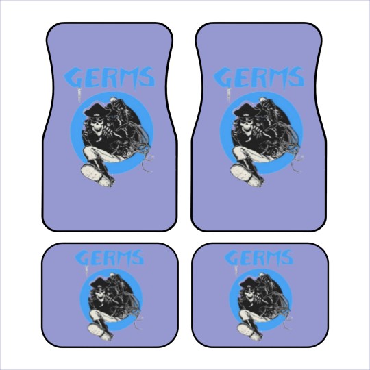 Discover The Germs Band Logo Car Mats