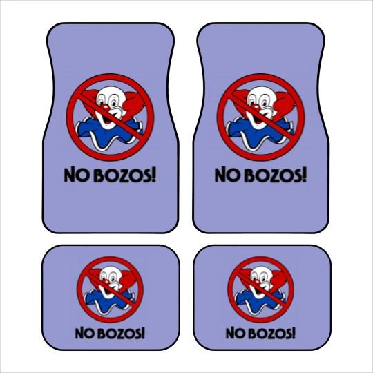 Discover NO BOZOS Car Mats