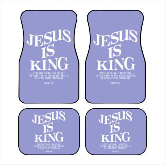 Discover Jesus Is King Jesus John 14:6 Costume Christian Car Mats