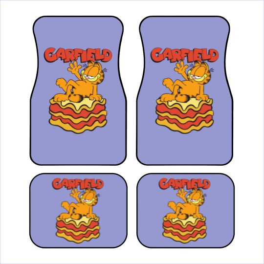 Discover Garfield Lasagna Slice Garfield Pose Car Mats