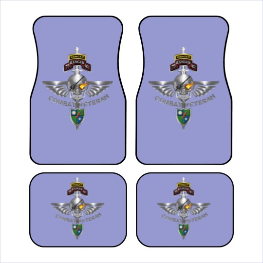 Discover 75th Ranger Regiment Combat Veteran Car Mats