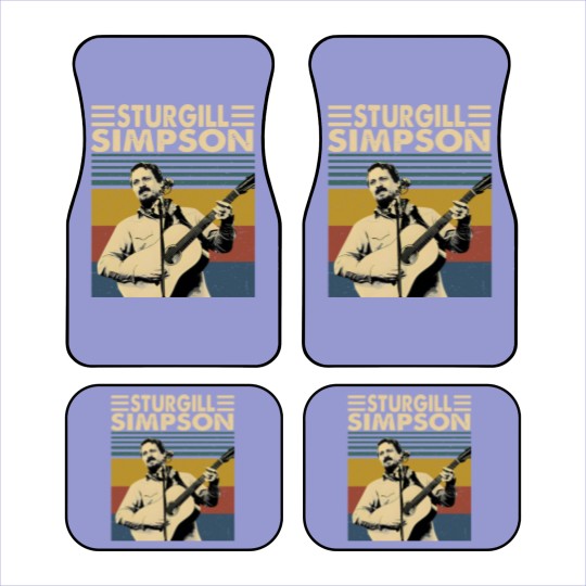Discover Sturgill Simpson Retro Vintage Unisex Car Mats, Sturgill Simpson Music Car Mats