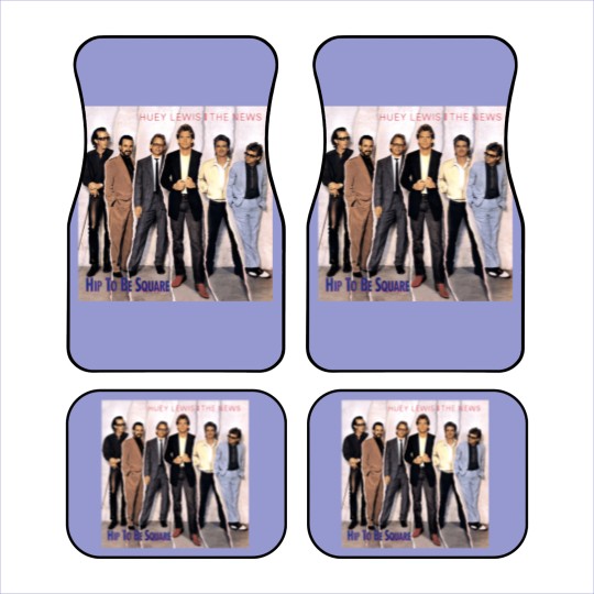 Discover Huey Lewis And The News Hip To Be Square Car Mats