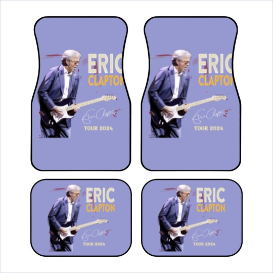 Discover Eric Clapton 2024 tour Music Black Car Mats Great Gift