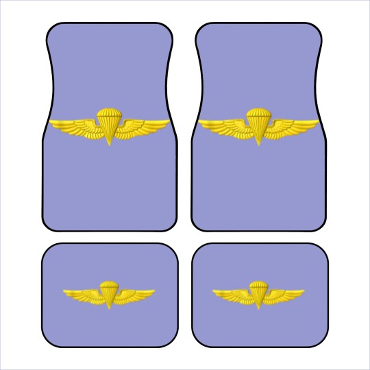 Discover Naval Parachutist Jump Wings Airborne Navy Badge Car Mats