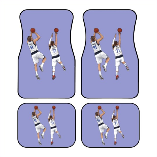 Discover Luka Doncic x Dirk Nowitzki Car Mats