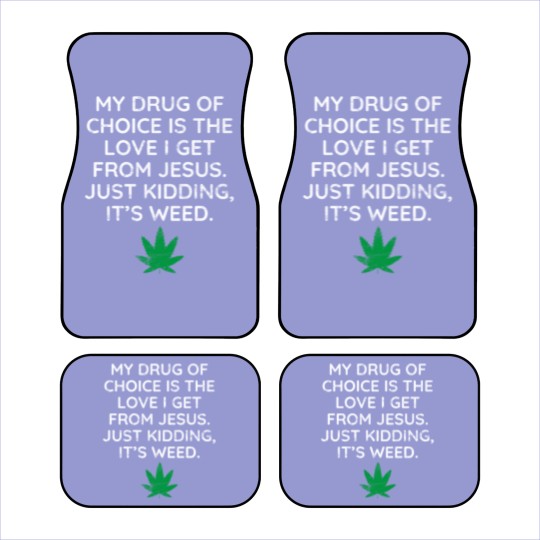 Discover Weed Joke Weed Design Car Mats