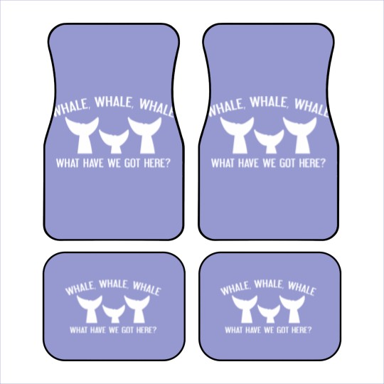 Discover Whale Whale Whale Car Mats