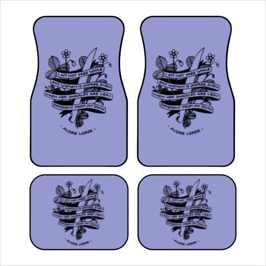 Discover Audre Lorde Feminist Quote Car Mats - 50% of Profits to the Abortion Care Network