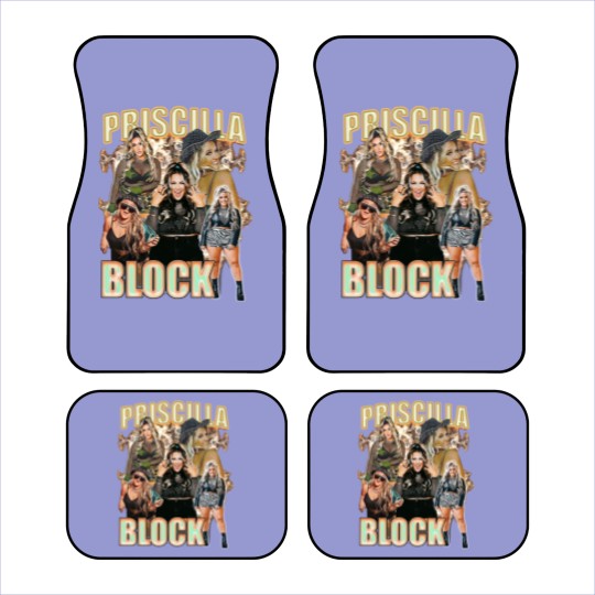 Discover Vintage Priscilla Block 90s Car Mats, Retro Priscilla Block Bootleg Car Mats
