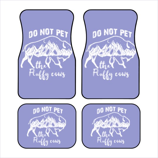 Discover Bison Car Mats, Bison Car Mats, Do Not Pet The Fluffy Cows, Bison Car Mats, Buffalo Car Mats