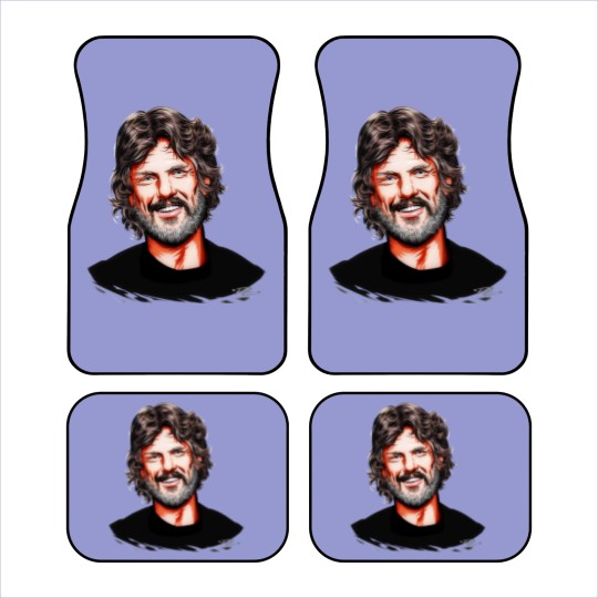 Discover Kris Kristofferson - An illustration by Paul Cemmick Car Mats