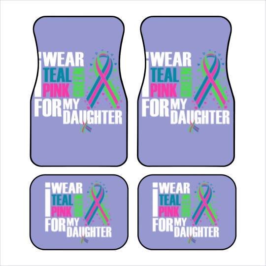 Discover Metastatic Breast Cancer Ribbon Daughter Cancer Awareness Car Mats