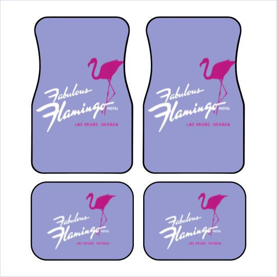 Discover flamingo hotel casino las vegas retro vintage t Car Mats