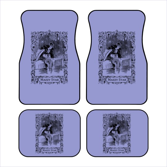 Discover Mazzy Star Vintage Car Mats- Mazzy Star Line Drawing Whimsica