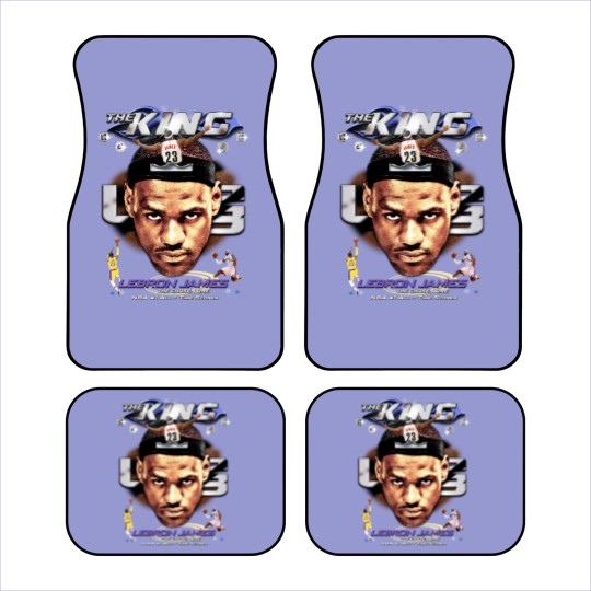 Discover Lebron James Car Mats, Basketball Car Mats, Classic 90s Graphic Car Mats